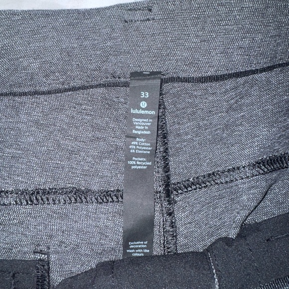 Lululemon Athletica Men's Dark Gray Chinos - Picture 3 of 3